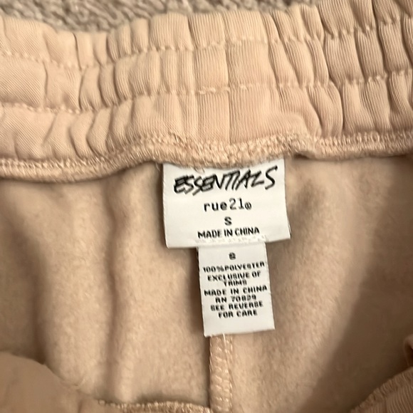 Rue 21 Light Brown Sweatpants, Small - Picture 2 of 3